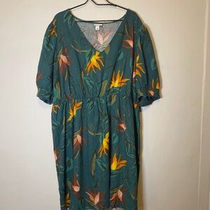 ✨ava & viv tropical linen dress✨